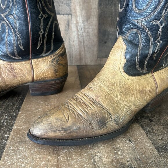 Nocona Vintage Bullhide Western Cowboy Boots Mens 12 B - Picture 11 of 12